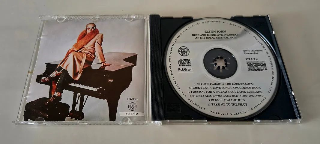 CD Elton John - Here And There - Polygram - Ind. Brasileira - Foto 3