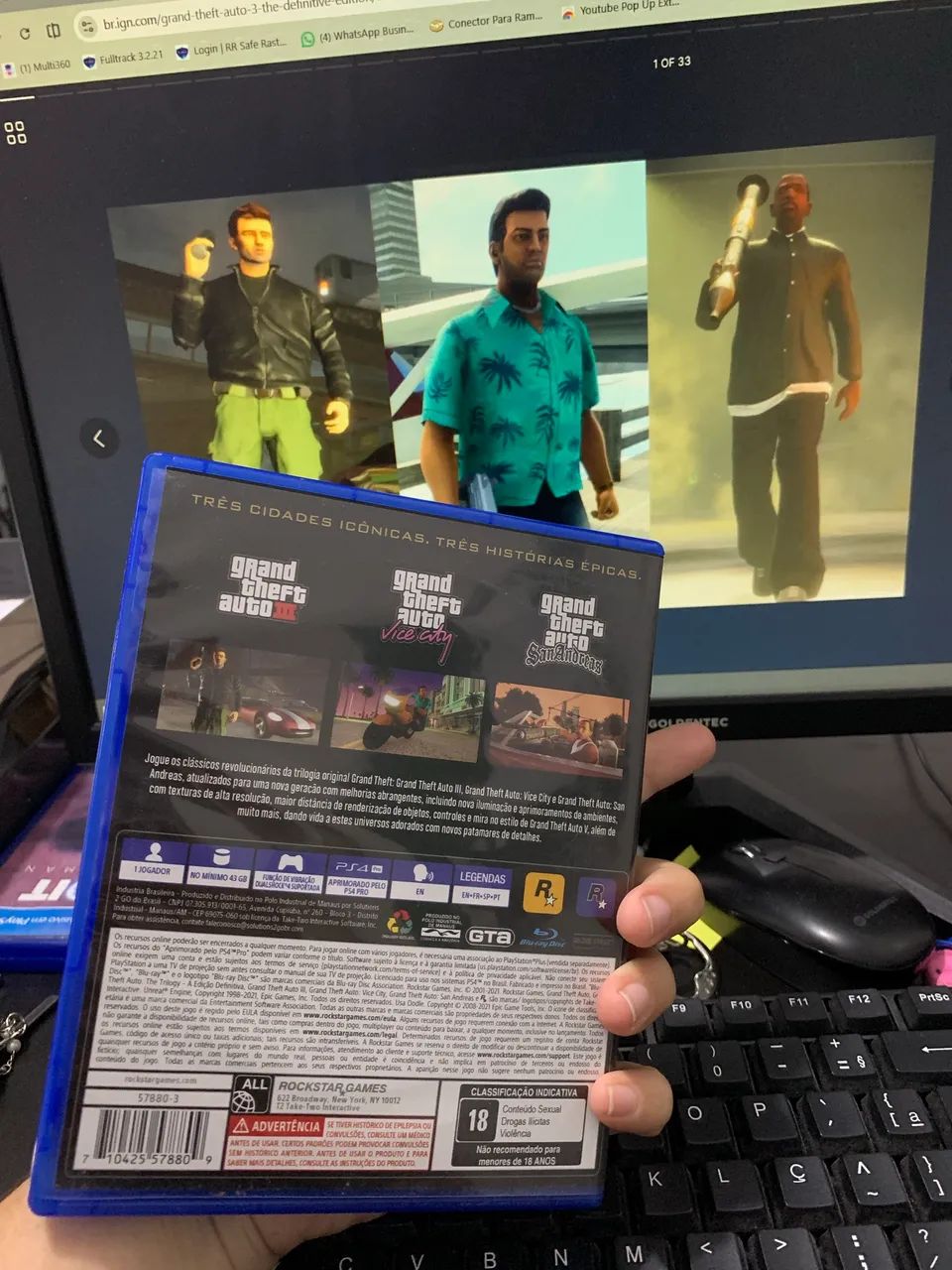 Gta trilogy ps4 e ps5 - Foto 2