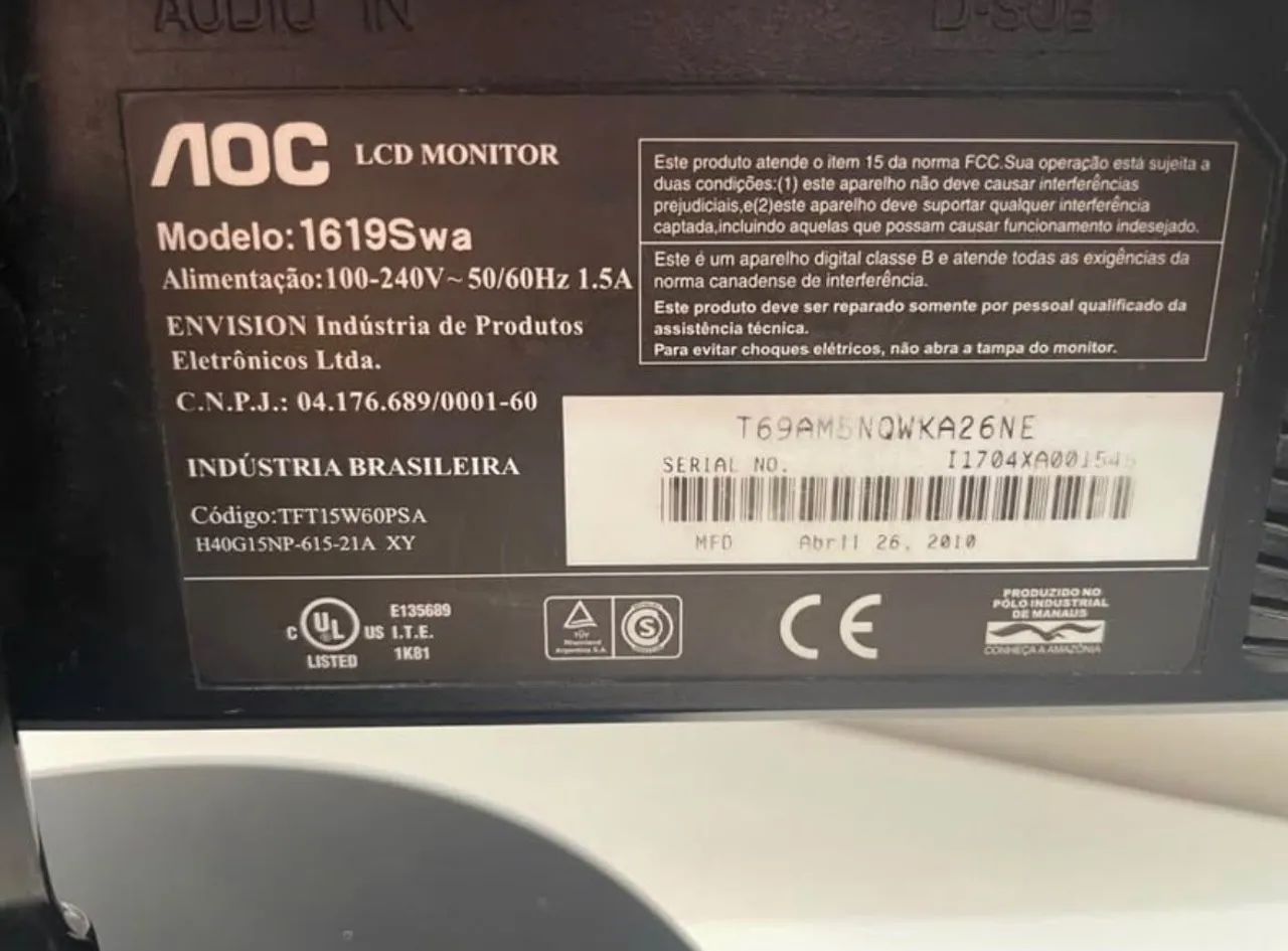 MONITOR AOC 19 POL - Foto 3