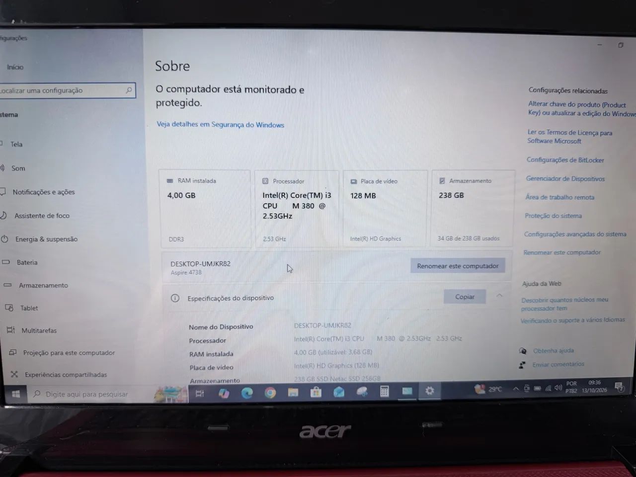 Notebook Acer I3 - Foto 4