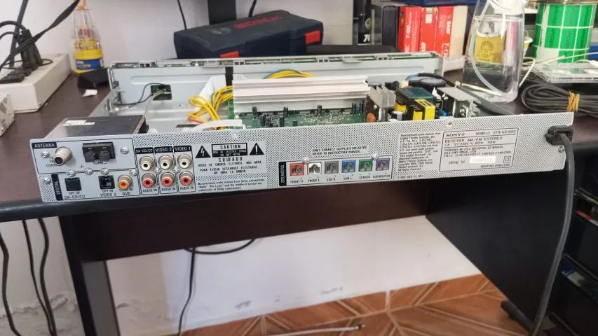 Receiver Sony Str-ks1000 S-master Digital Só A Central # (Usado) - Foto 2