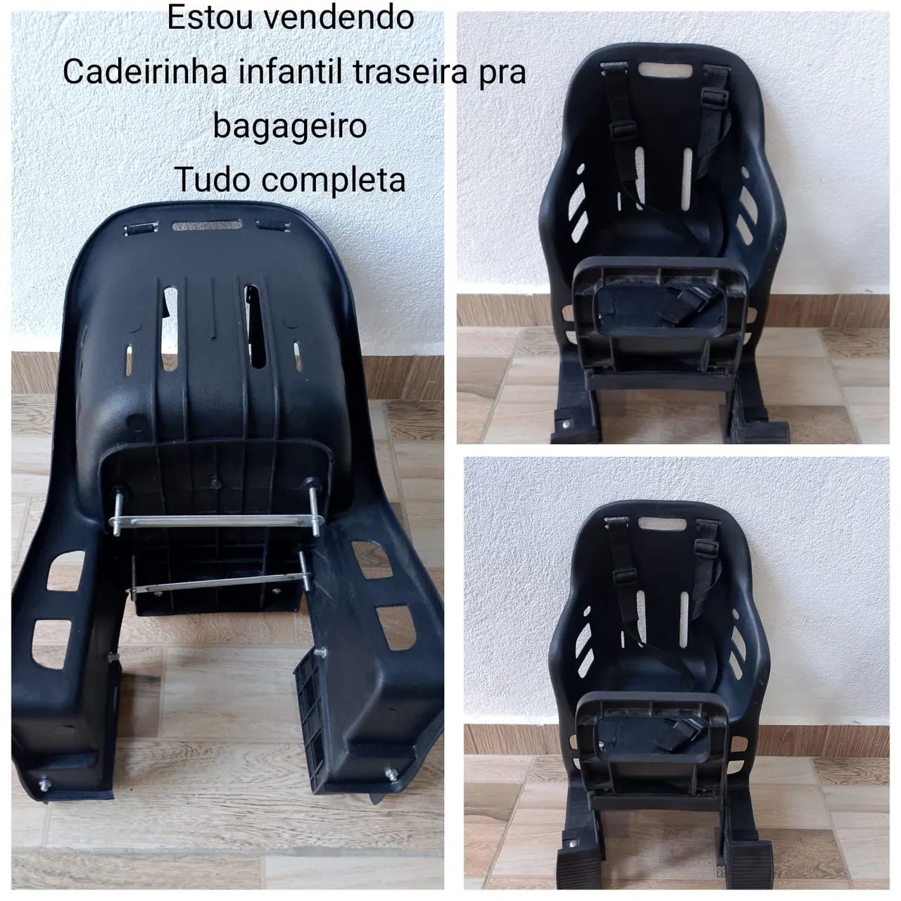 Cadeirinha infantil para bagageiro 
