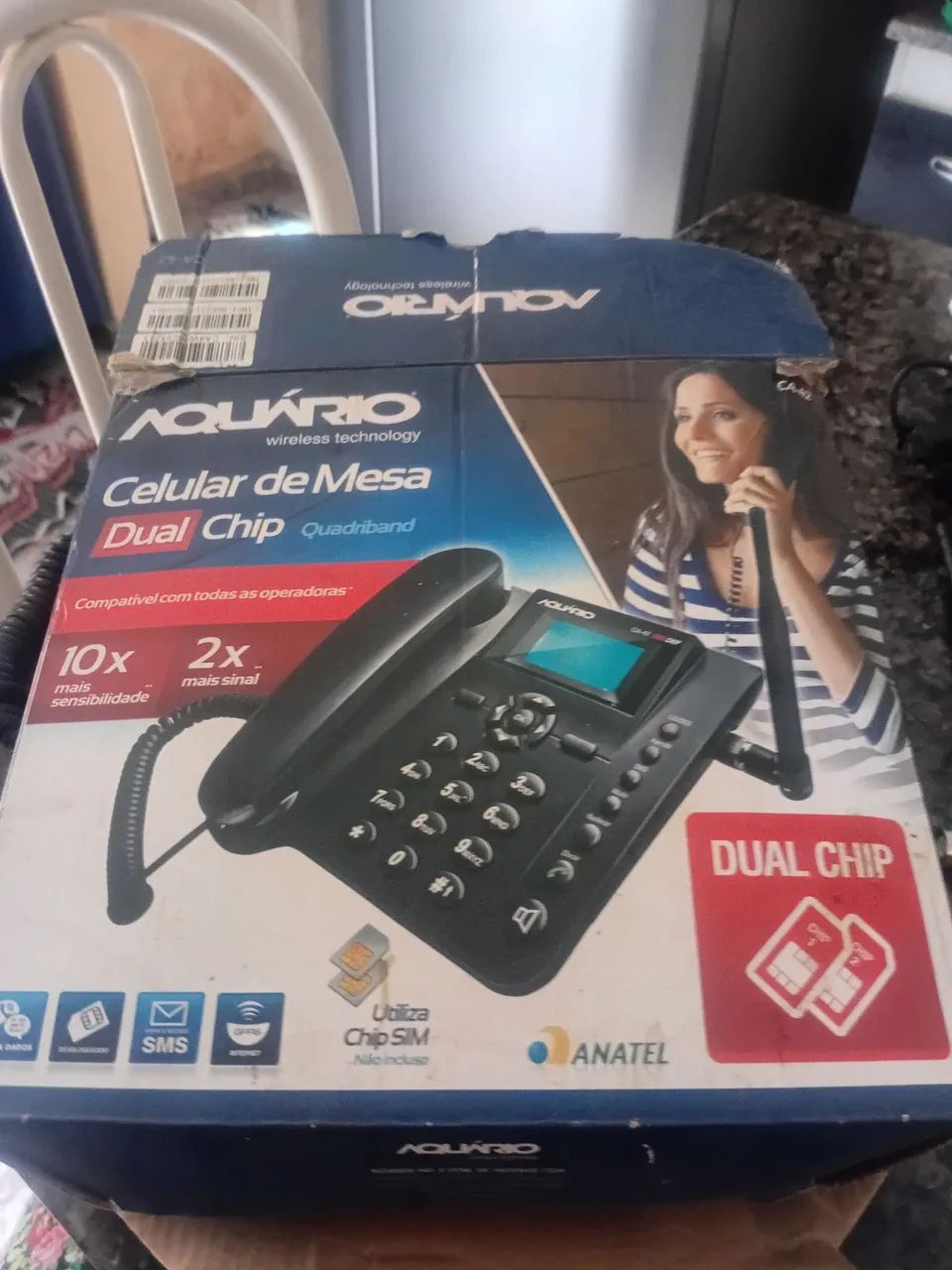 Telefone Fixo Rural com 02 chips - Foto 2