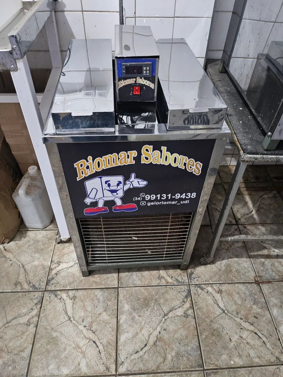 Maquina de fazer gelo Saborizado 