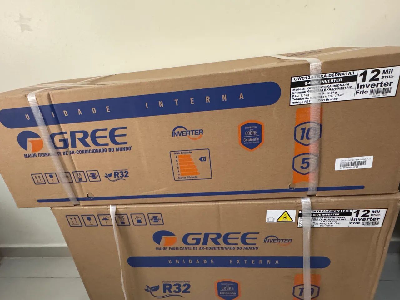 Vende-se central ar split hi-wall Gree Inverter NOVA NA CAIXA  - Foto 2