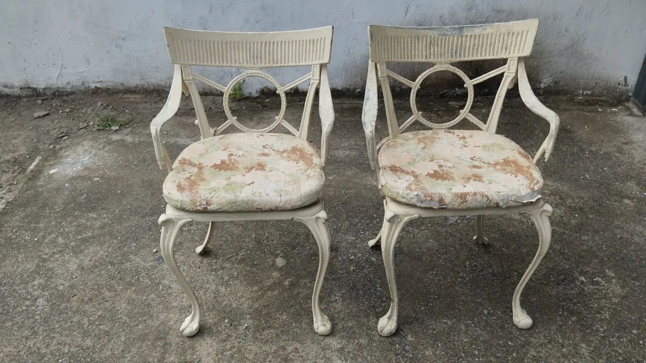 2cadeiras de ferro - Foto 2