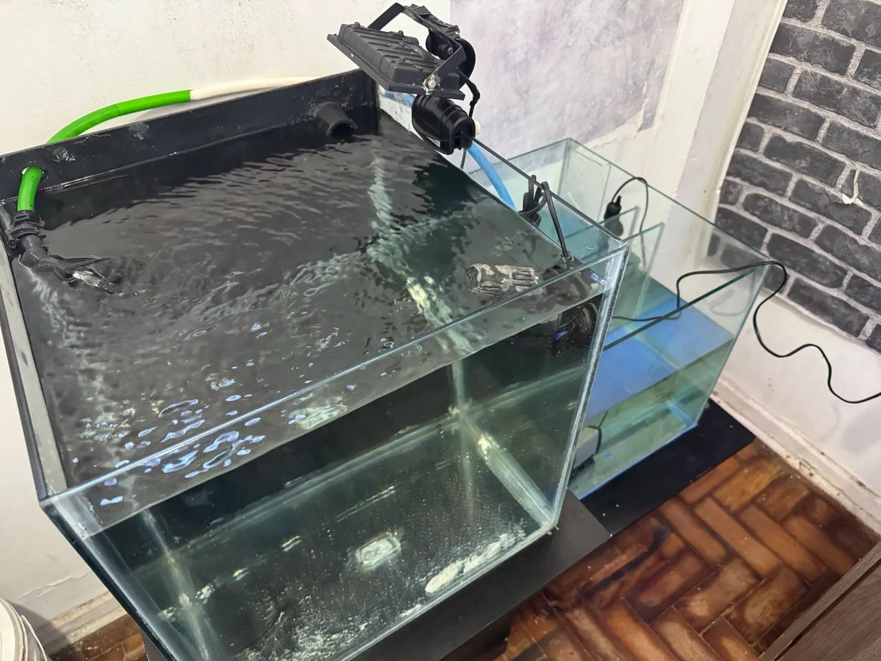 Aquário cubo 45 cm mais Sump completo - Foto 6