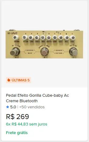 Pedal de Efeito M-Vave - Foto 5