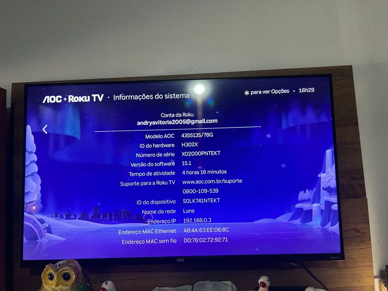 Tv Roku 43 polegadas 