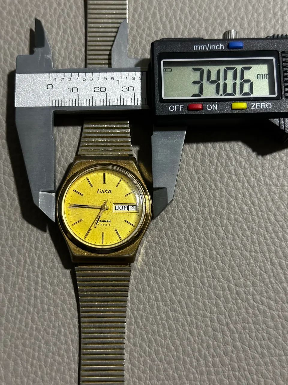 Relógio ESKA AUTOMATIC - 17 RUBIS - SWISS MADE - Foto 3