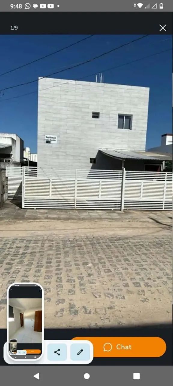 Apartamento com dois quartos e dois banheiros com box e pintura profissional - Foto 2