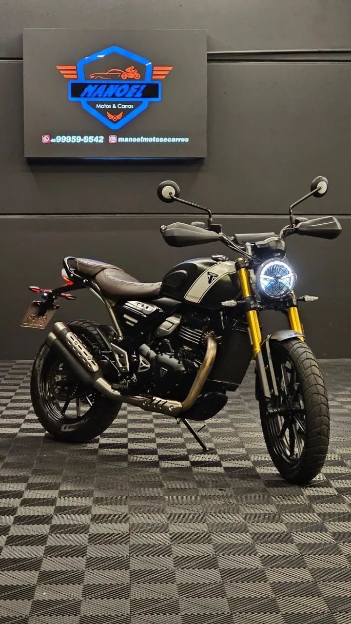  Triumph Scrambler 400X 2025 Verde - Foto 3