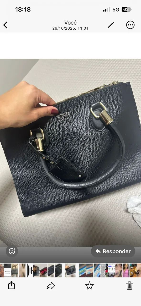 Bolsa Tote Grande New Lorena Preta