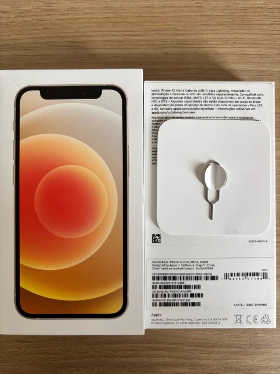 iPhone 12 mini 128GB branco com caixa original Apple - Celulares e