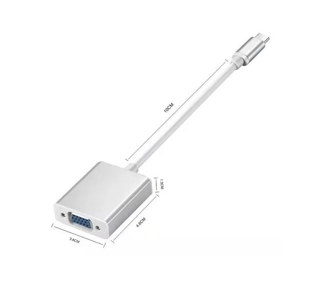 Cabo Adaptador Usb C 3.1 para Vga 1080P - Foto 5