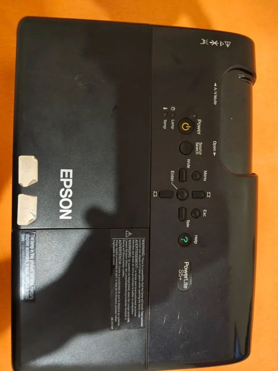Projetor Epson PowerLite S5+ (3LCD, Bivolt) - Funcionando perfeitamente - Foto 2