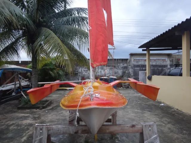 Caiaque a vela Trimaran - Foto 3