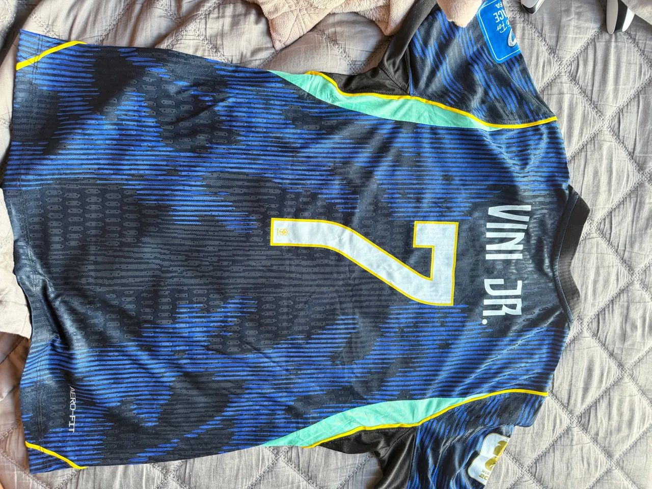 Camisa brasil 2 Oficial X haiti (modelo jogador) - Foto 5