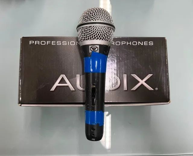 Microfone Profissional Audix Com Caixa - Funcionando