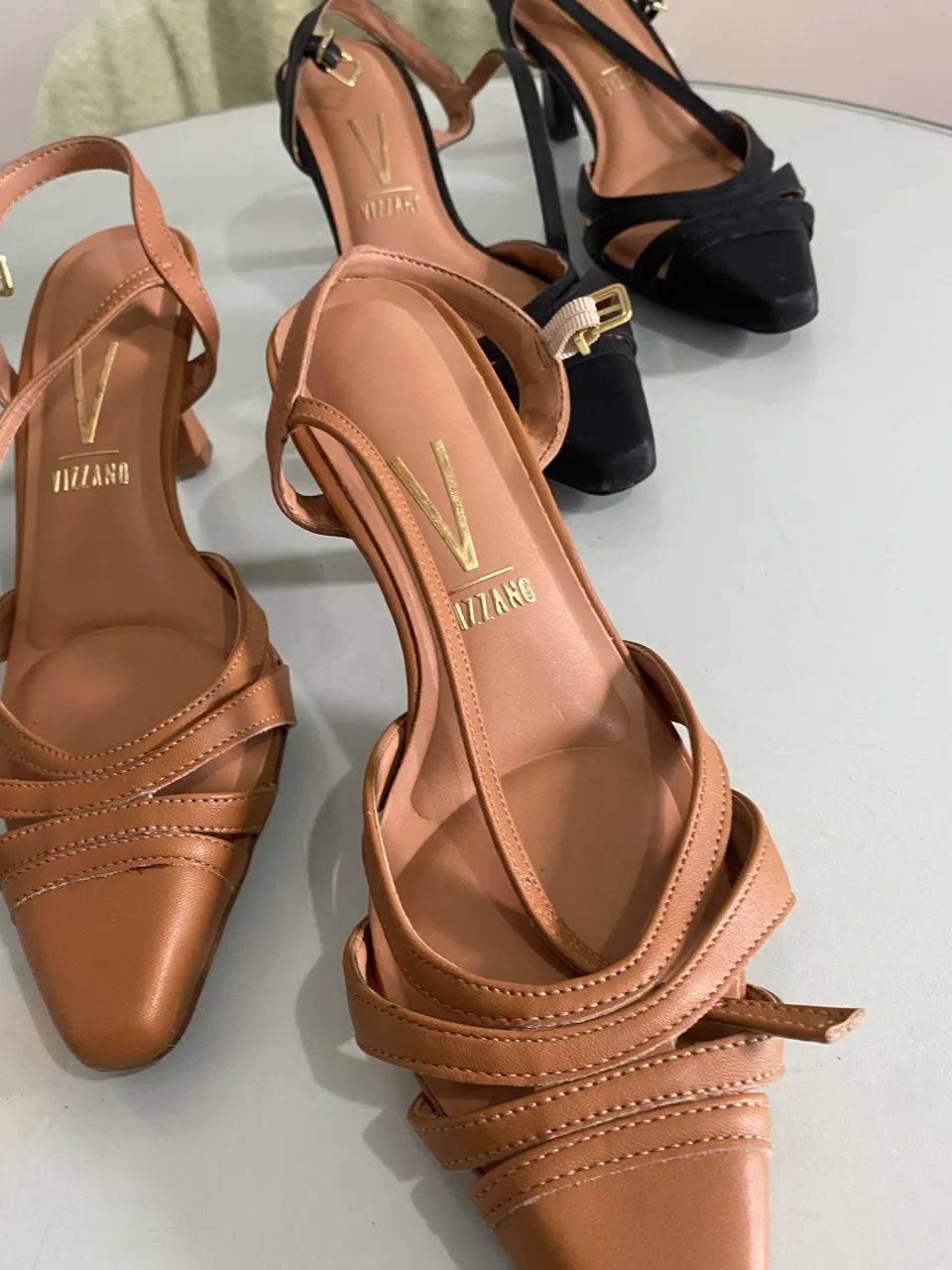 2 sandália scarpin vizzano 36