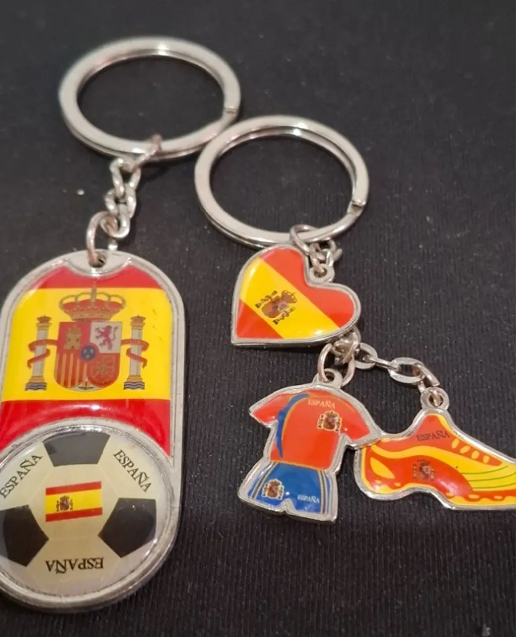 Chaveiros (2)  Espanha comemorativo copa do mundo  - Foto 3