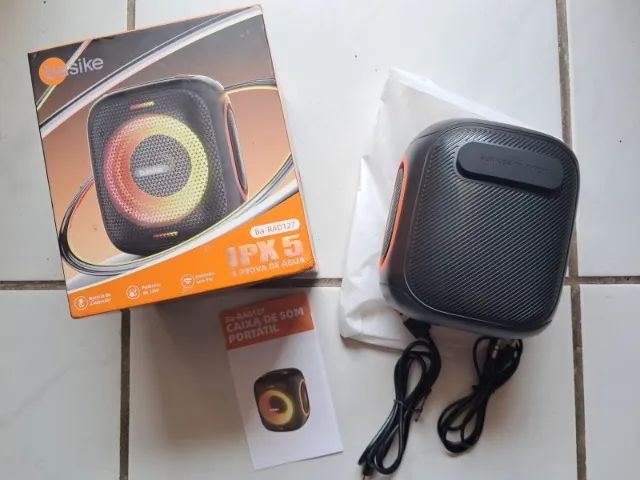 Caixa de som Basike Bluetooth Portátil com FM  - Foto 5