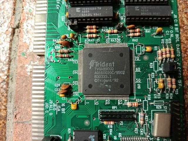 Placa de video Trident TVGA 8900 ISA - Foto 3