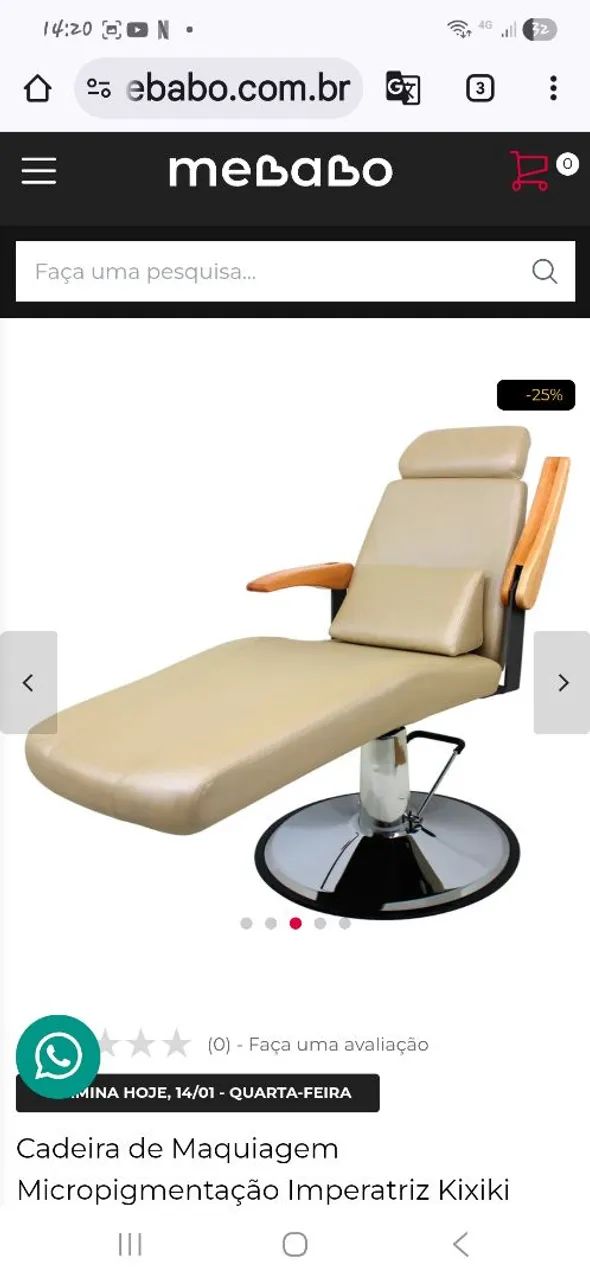 Cadeira Micropigmentação Imperatriz Kixiki com regularem hidráulica  - Foto 3