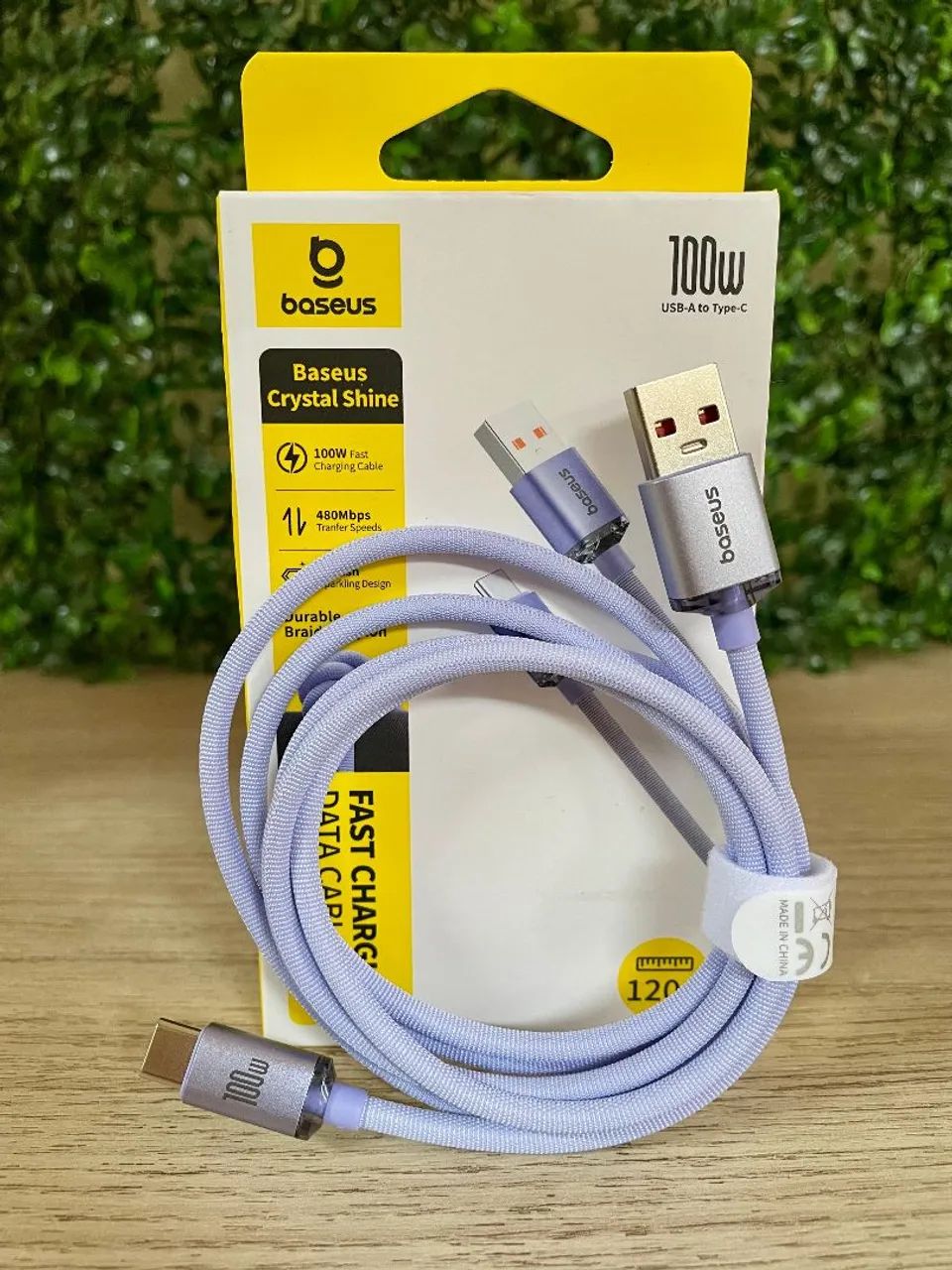 Cabo Baseus USB-A tipo C 100W 1M - Foto 2