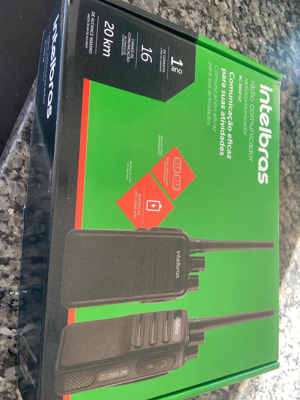 Rádio comunicador intelbras RC 3002 G2