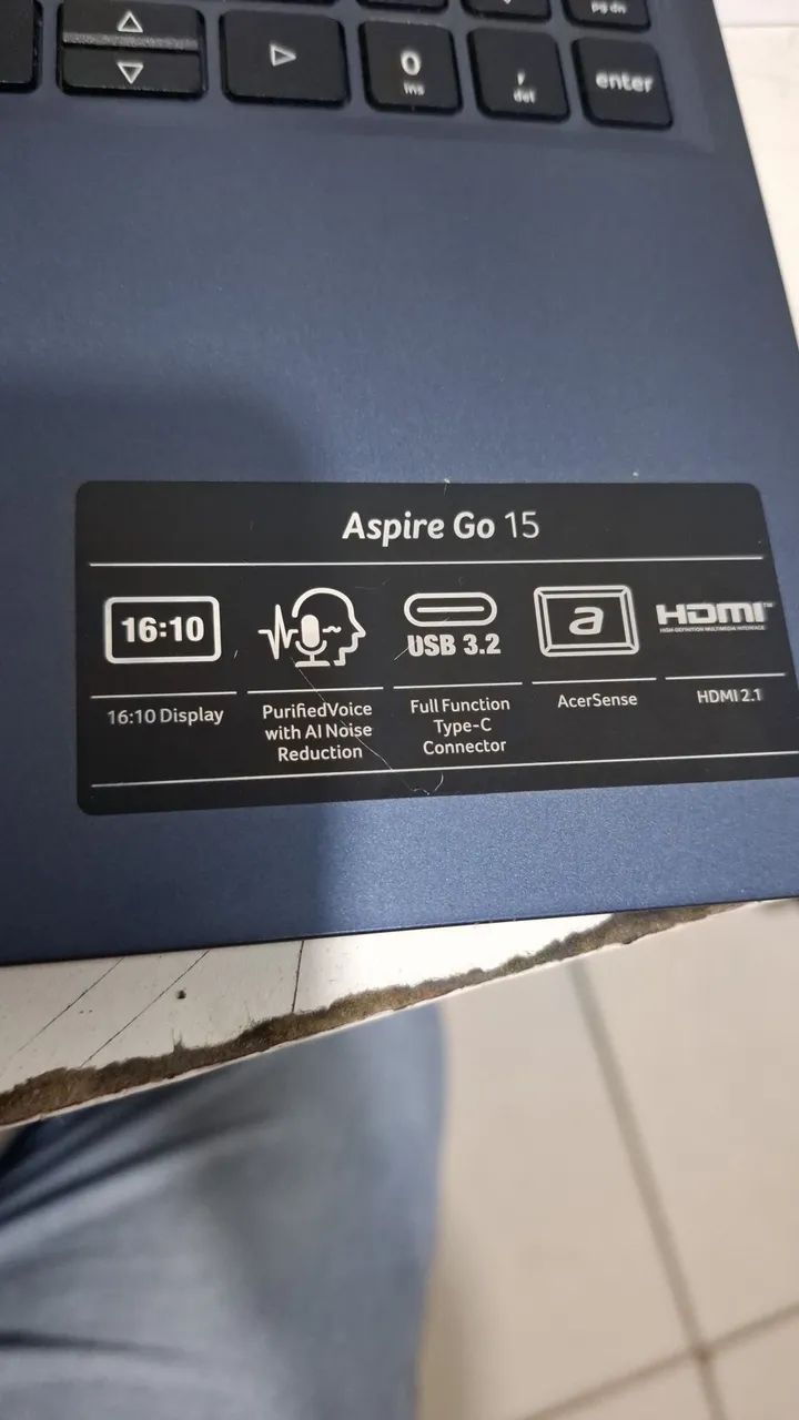 Vendo Notebook Acer aspire go 15 core i5  - Foto 2