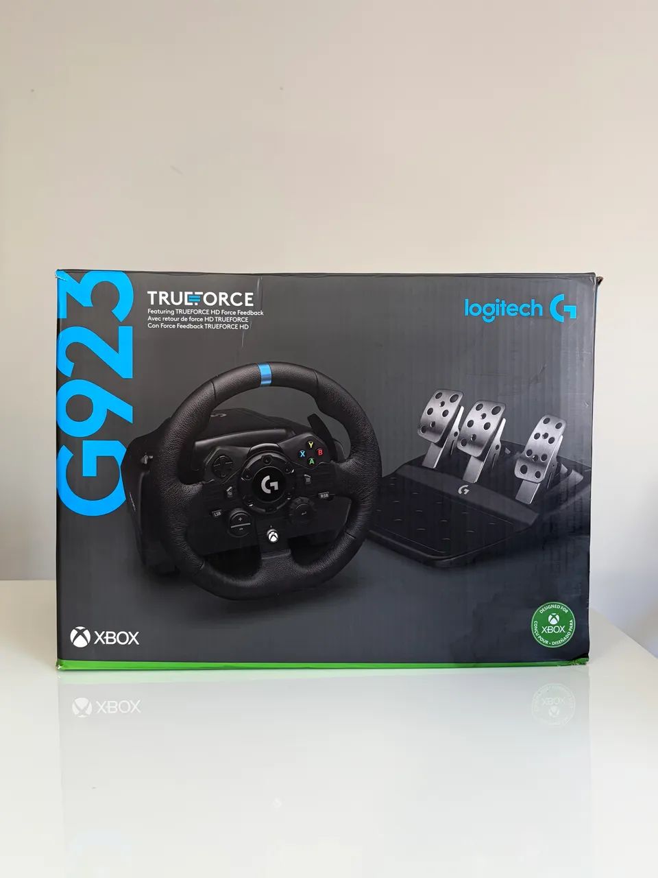 Volante Logitech G923 Completo - Xbox e PC - Foto 2