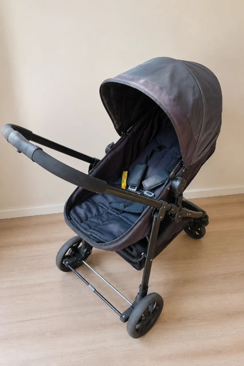 Carrinho  de bebe Galzerano 1440NBL com função moisés - Foto 3