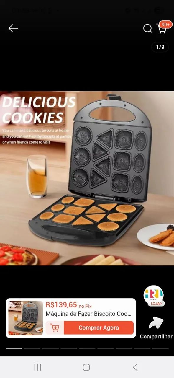 Maquina de biscoito, cookie