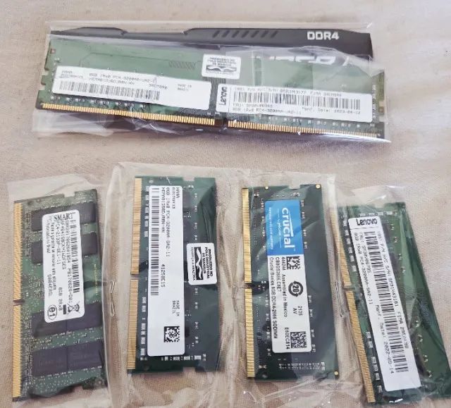 Memória Ram p/ PC Desktop e Notebook de 2 a 16GB DDR3 e DDR4, Usadas e Novas, Garantia - Foto 6