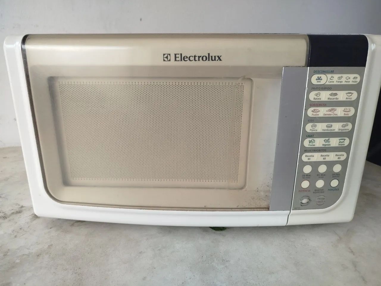 Microondas com defeito