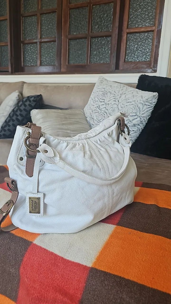 Bolsa couro Le Postiche - Foto 3