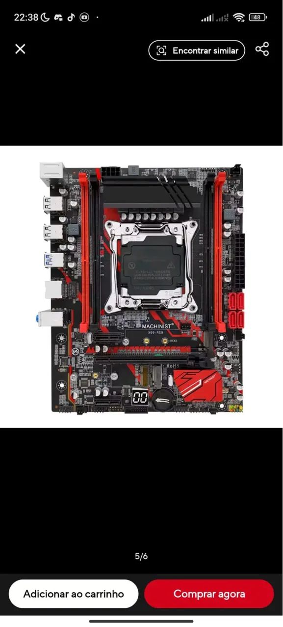 Placa mãe rs9 - Foto 2