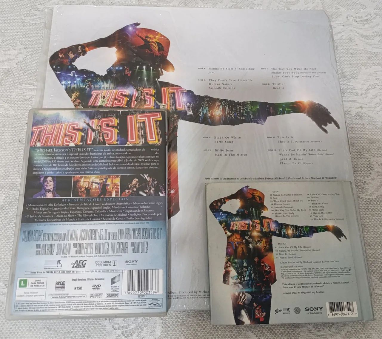 Kit Michael Jackson This Is It (LP/CD/DVD) - Foto 2