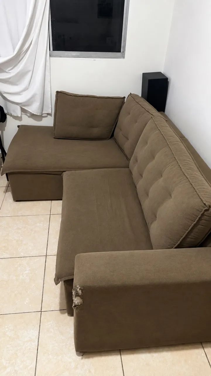 Sofá em L 