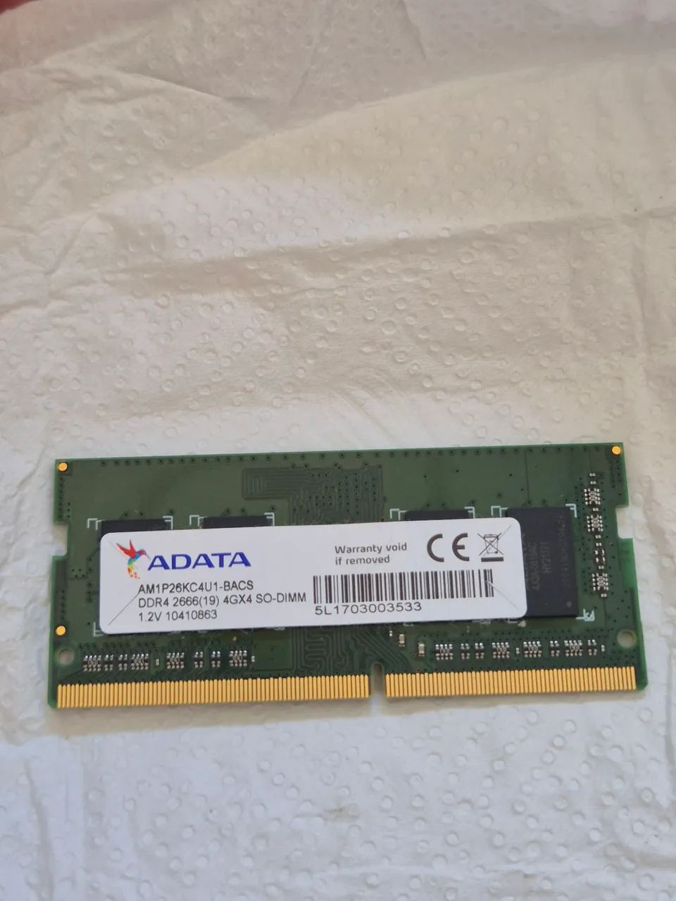 Memória ram notebook 4gb ddr4 2666mhz 