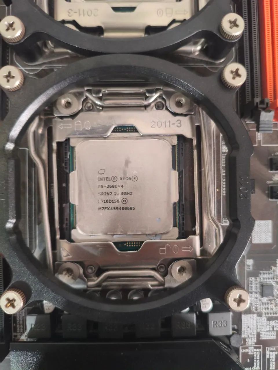 Kit placa mãe ZX-DU99D4 + Intel xeon F5-2680V4 - Foto 5