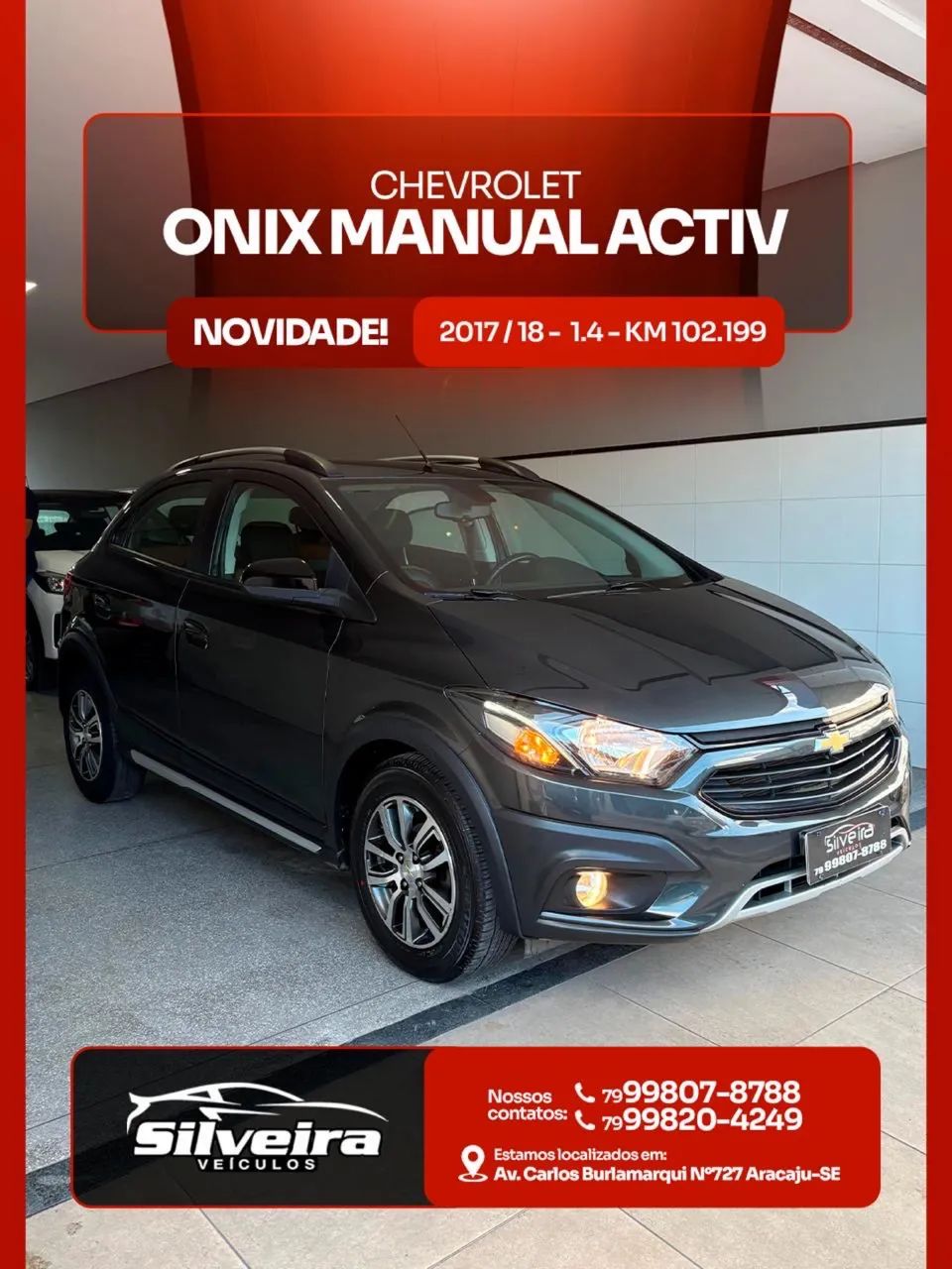 Chevrolet Onix Activ 1.4 8V Flex Mec. 4P 2018