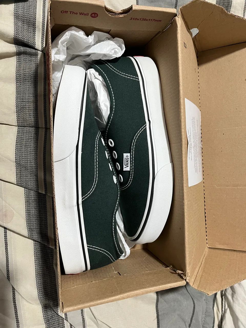 Tênis vans verde escuro authentic original  - Foto 2