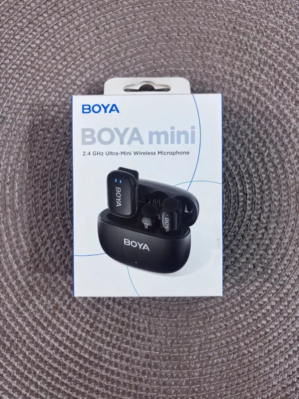  Microfone Boya Mini-18 Sem Fio 100M IA 3.5mm Camera DSLR
