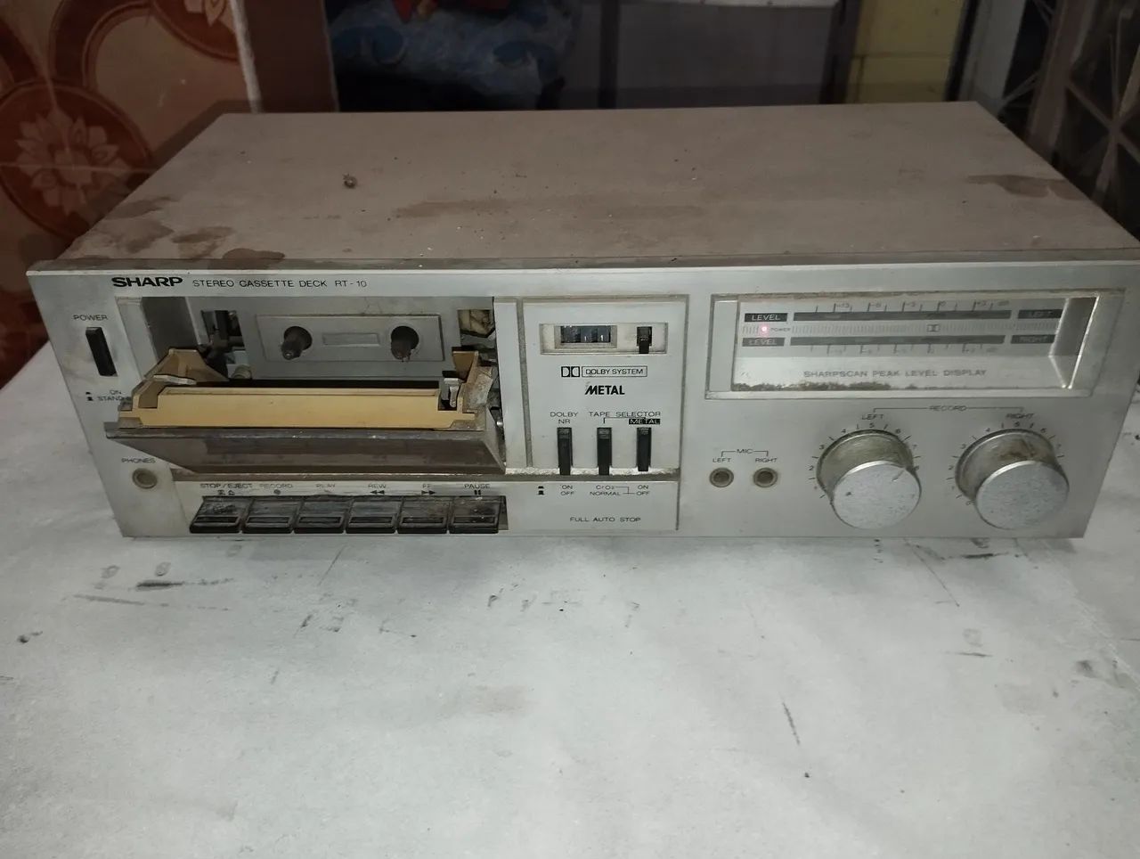 Tape deck Sharp RT-10 retrô  - Foto 3