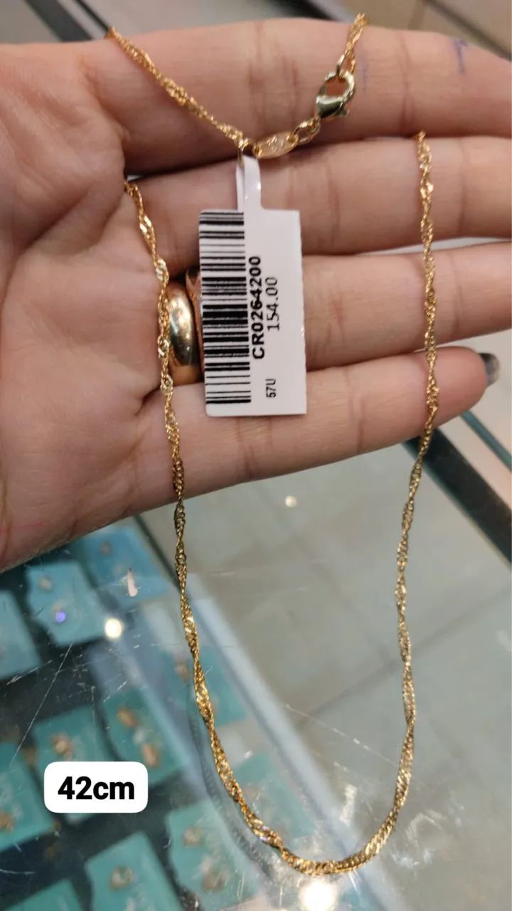 Cordão 50cm Roma Joias 