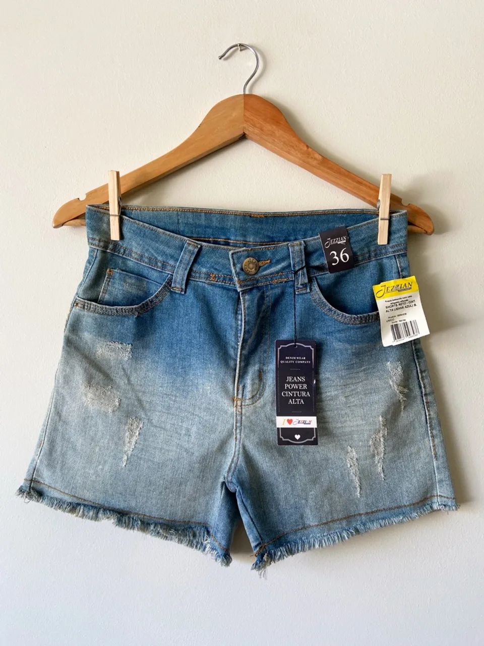 Short jeans reto - Jezzian 