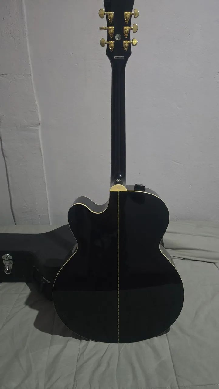 Violão Eiphone j 200 EC studio /com kase  - Foto 4