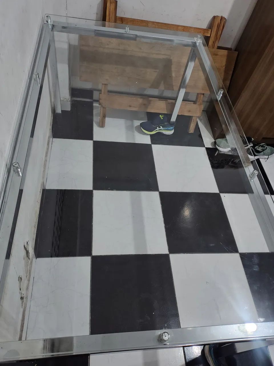 Mesa de vidro linda  - Foto 5